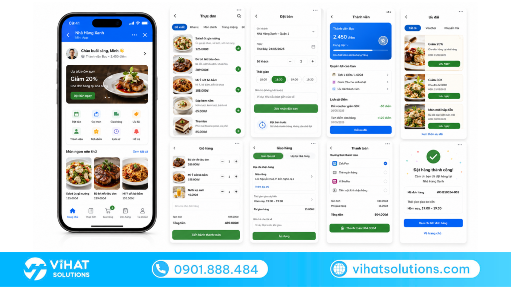Liên hệ ViHAT Solutions để được demo và tư vấn giải pháp