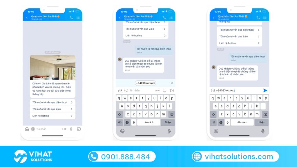 Cách hoạt động của Zalo Message Ads