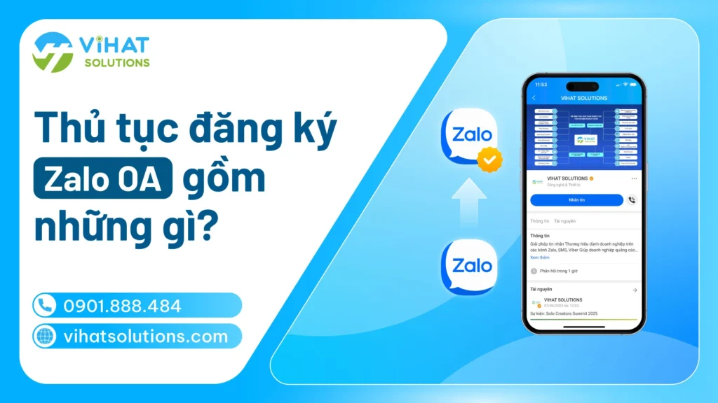 Thủ tục đăng ký Zalo OA