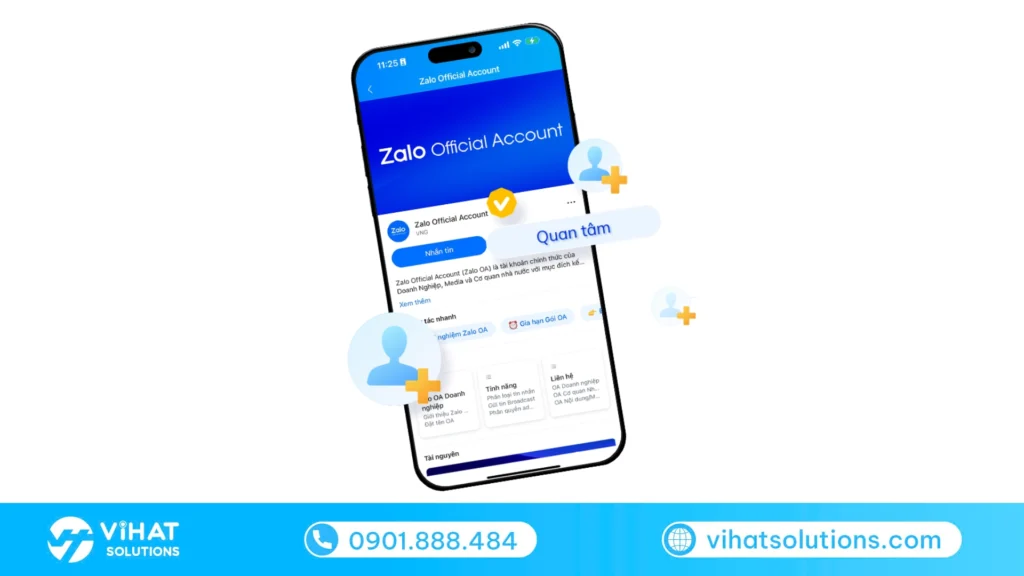 Hệ thống Zalo OA và các gói dịch vụ