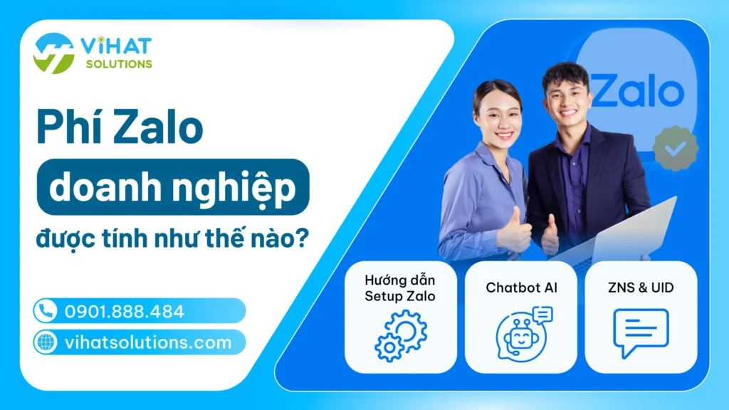 Phí Zalo doanh nghiệp được tính như thế nào?