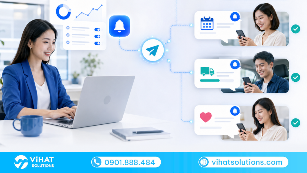 Module thông báo tự động qua tin ZBS