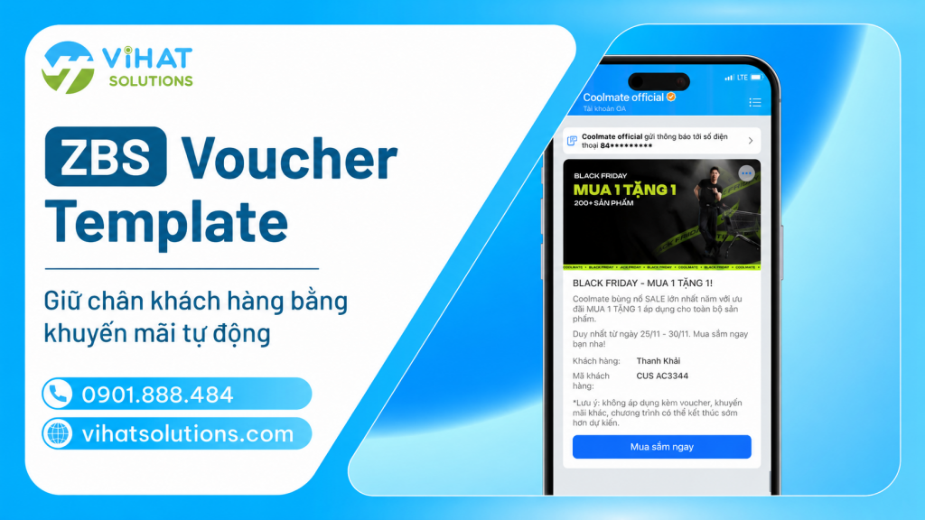 ZBS Voucher Template - Giữ chân khách hàng bằng khuyến mãi tự động