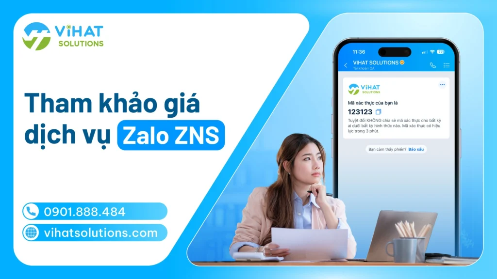 Tham khảo giá dịch vụ Zalo ZNS
