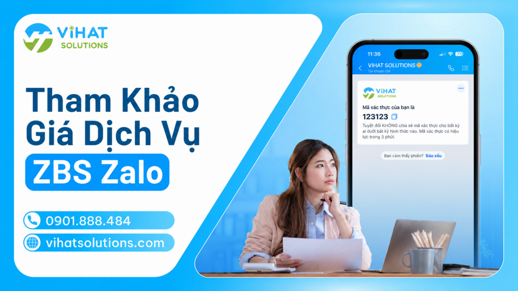 Tham khảo giá dịch vụ ZBS Zalo