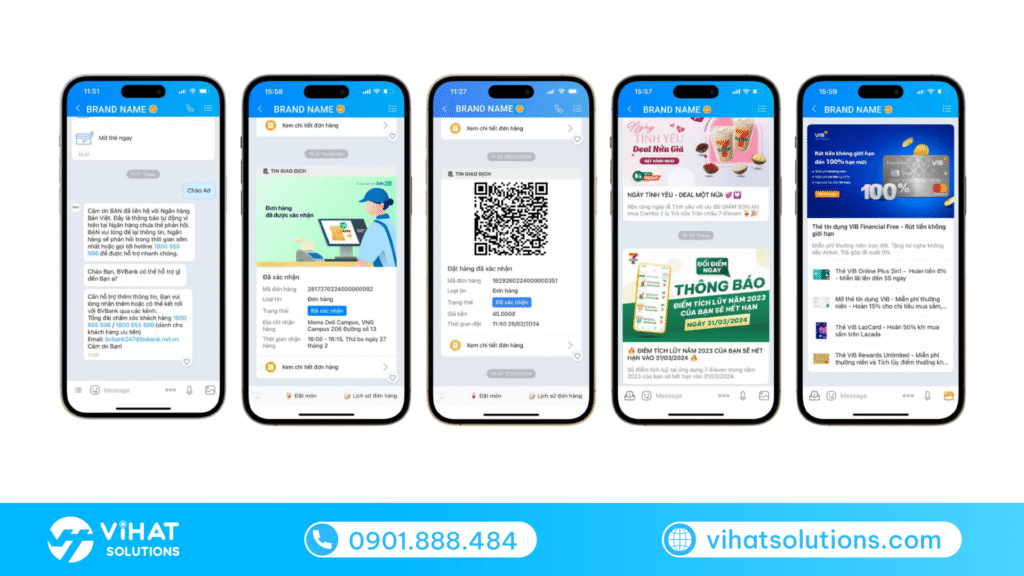 Gửi tin chăm sóc khách hàng tự động