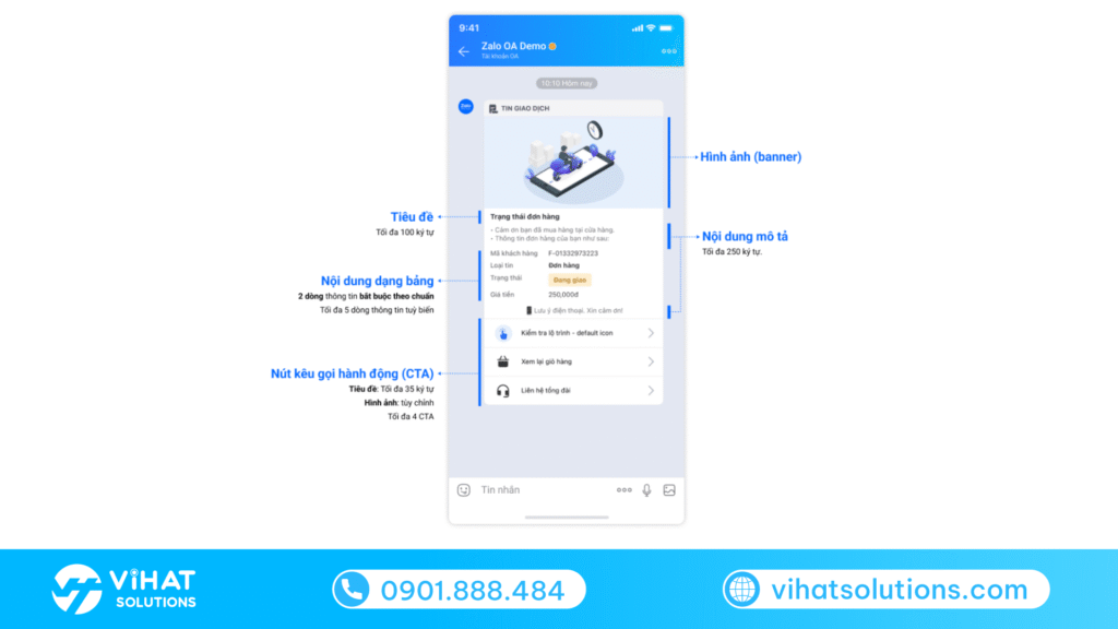Chatbot & Menu tự động hóa