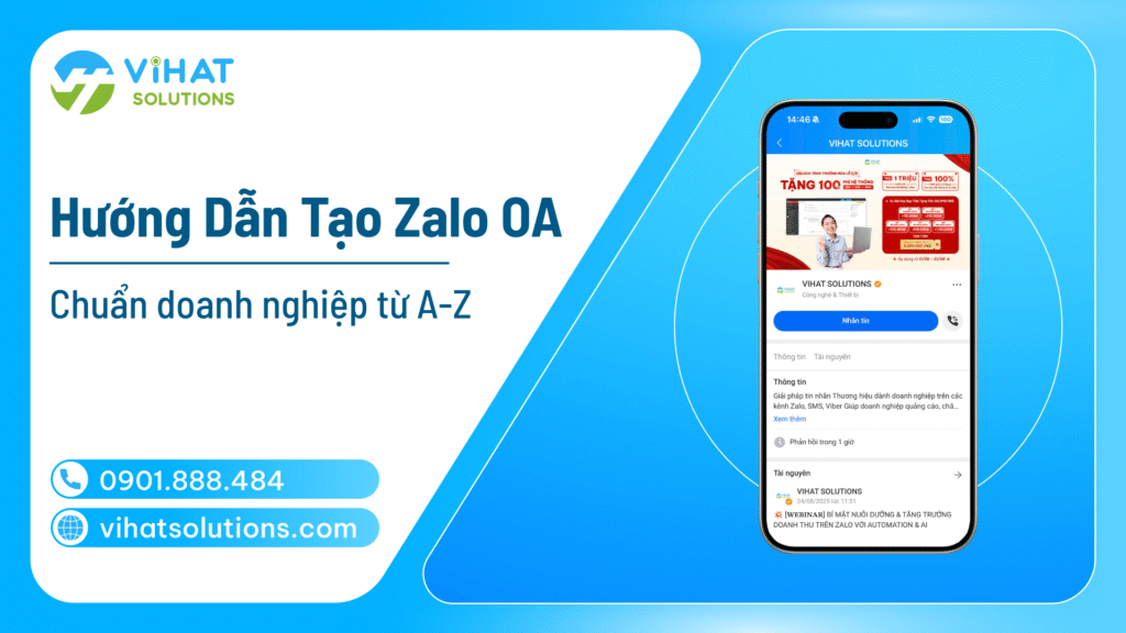 Hướng Dẫn Tạo Zalo OA Chuẩn Doanh Nghiệp Từ A–Z