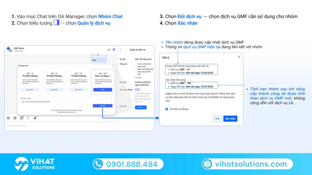 Mua thêm GMF như thế nào?