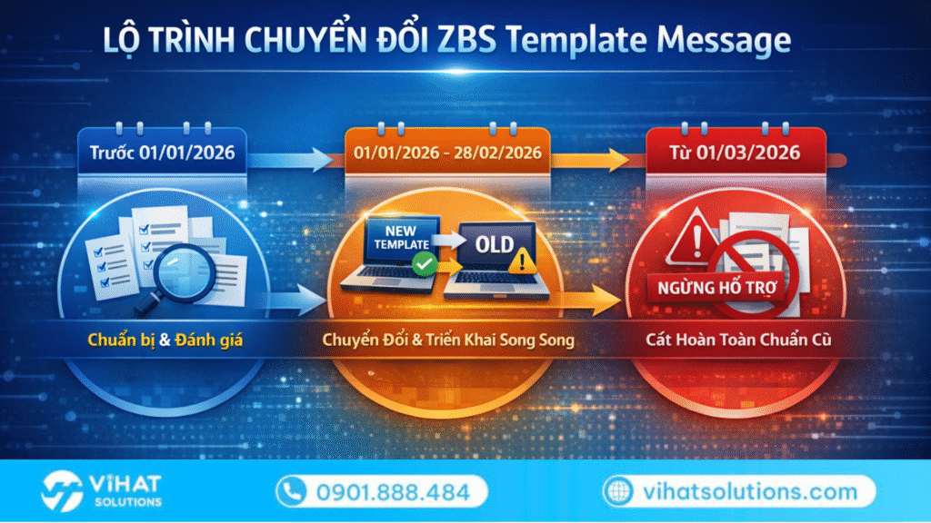 Quá trình chuyển đổi ZBS Template Message