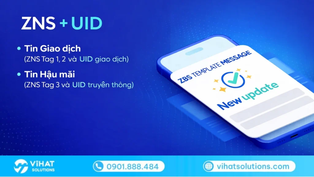 ZBS Template Message gom lại các tin cũ