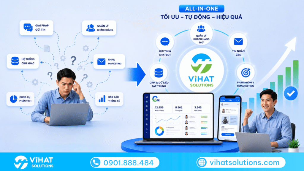 Zalo Advance của ViHAT Solutions mang đến một trải nghiệm "All-in-one" hoàn hảo