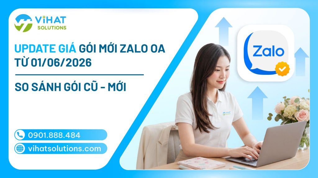Update Giá Gói Mới Zalo OA từ 01/06/2026 & So Sánh Gói Cũ - Mới