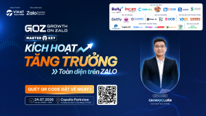 Diễn giả Cai Ngọc Luân đồng hành cùng Growth On Zalo 2026 với chủ đề “From Data to Revenue”