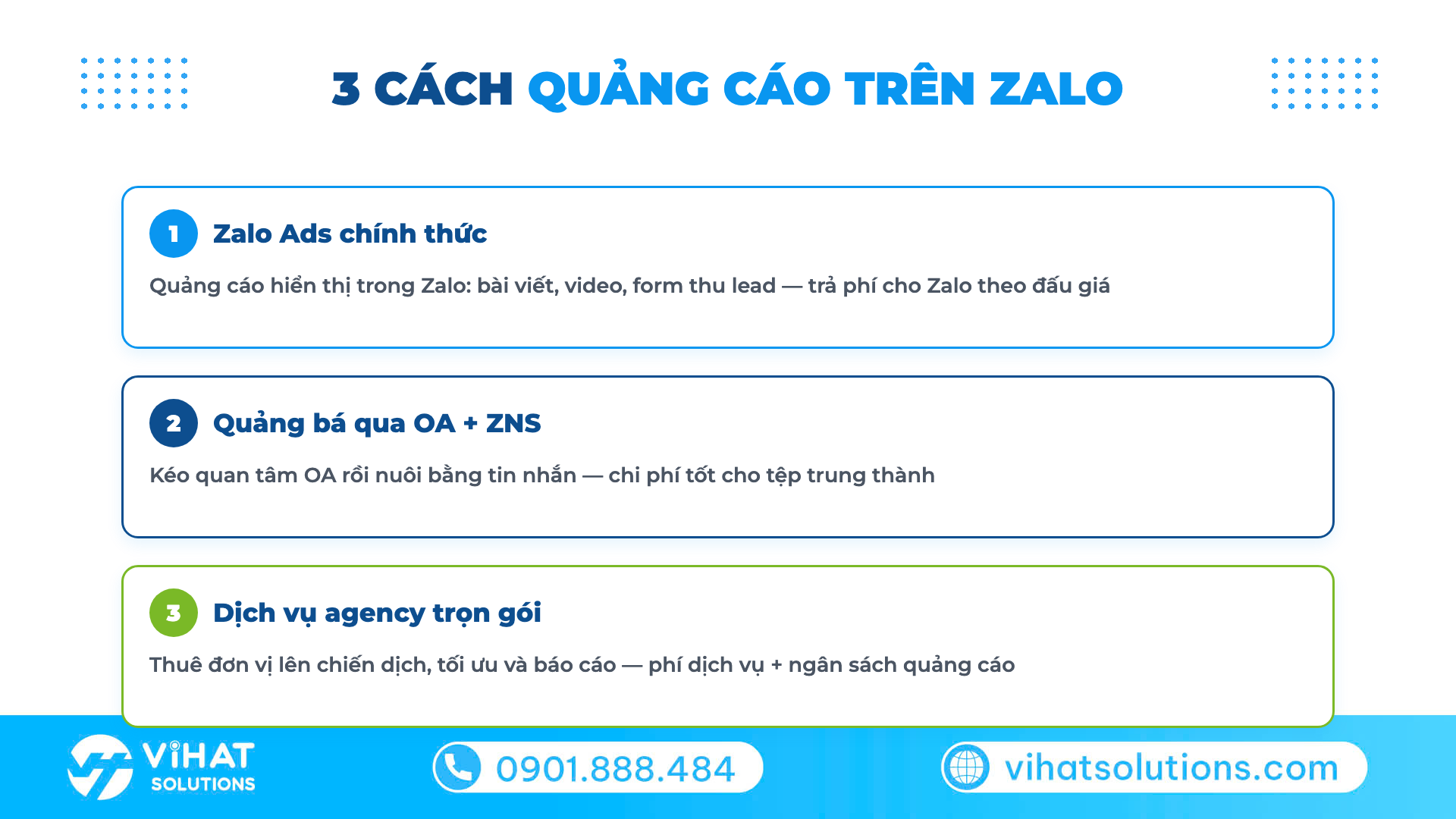 3 cách quảng cáo trên Zalo