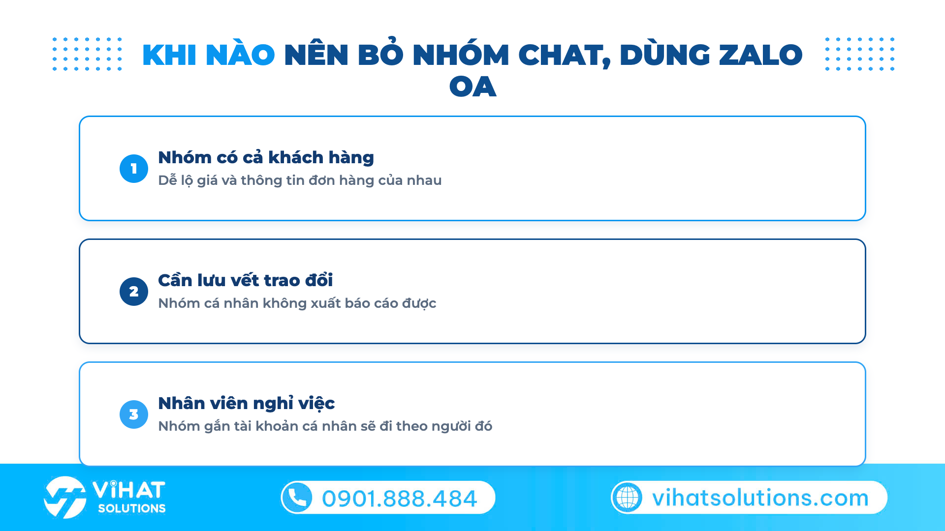 Bốn dấu hiệu nên chuyển từ nhóm Zalo sang Zalo OA cho công việc
