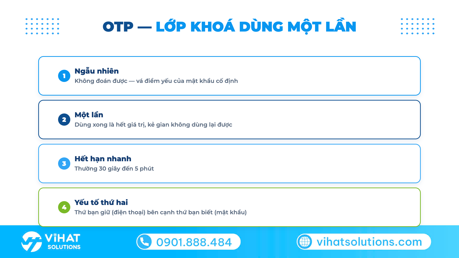 Mã xác thực OTP là gì và vì sao quan trọng