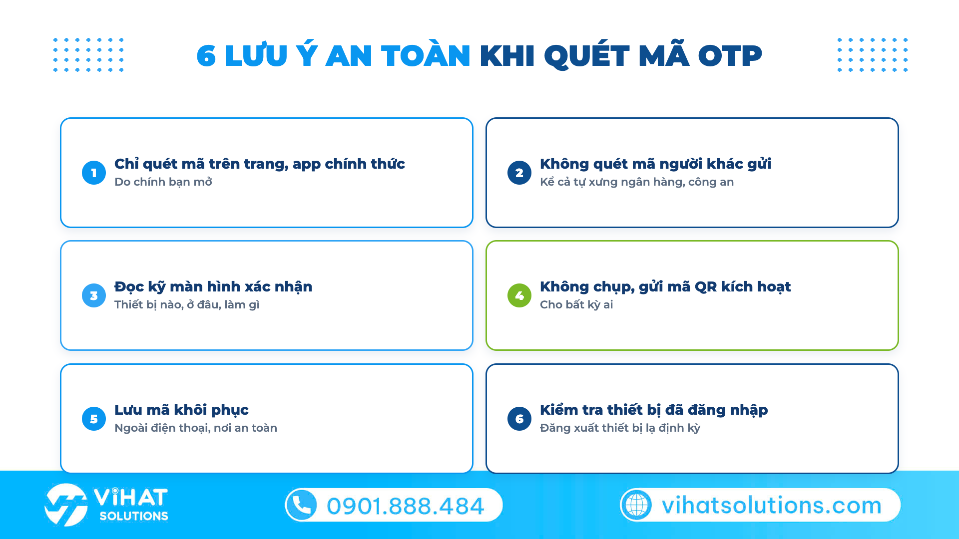 6 lưu ý an toàn khi quét mã OTP