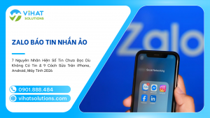 Zalo Báo Tin Nhắn Ảo: 7 Nguyên Nhân Hiện Số Tin Chưa Đọc Dù Không Có Tin & 9 Cách Sửa Trên iPhone, Android, Máy Tính 2026