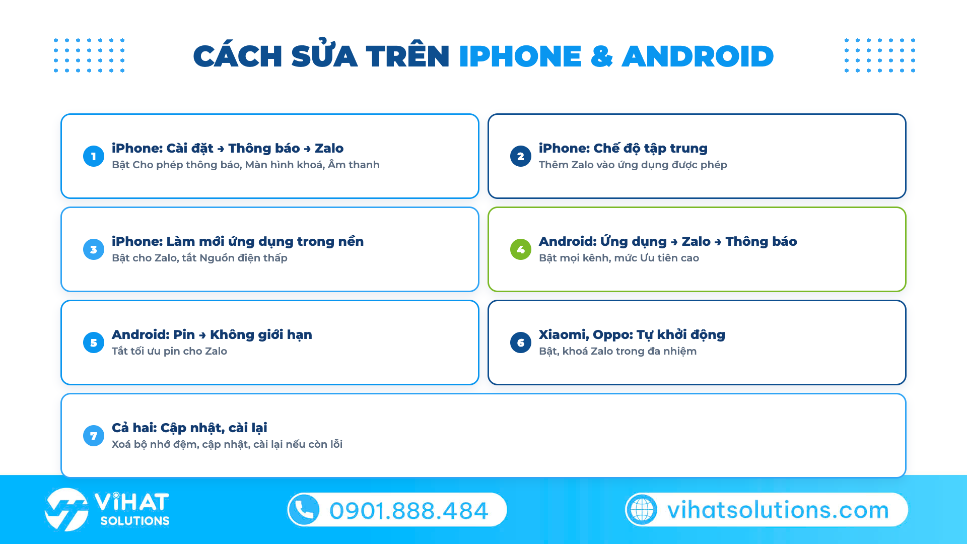 Cách cài chuông báo tin nhắn Zalo riêng trên iPhone và Android