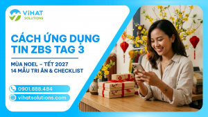 Cách Ứng Dụng Tin ZBS Tag 3 Mùa Noel – Tết 2027: 14 Mẫu Tri Ân Kèm Voucher & Checklist