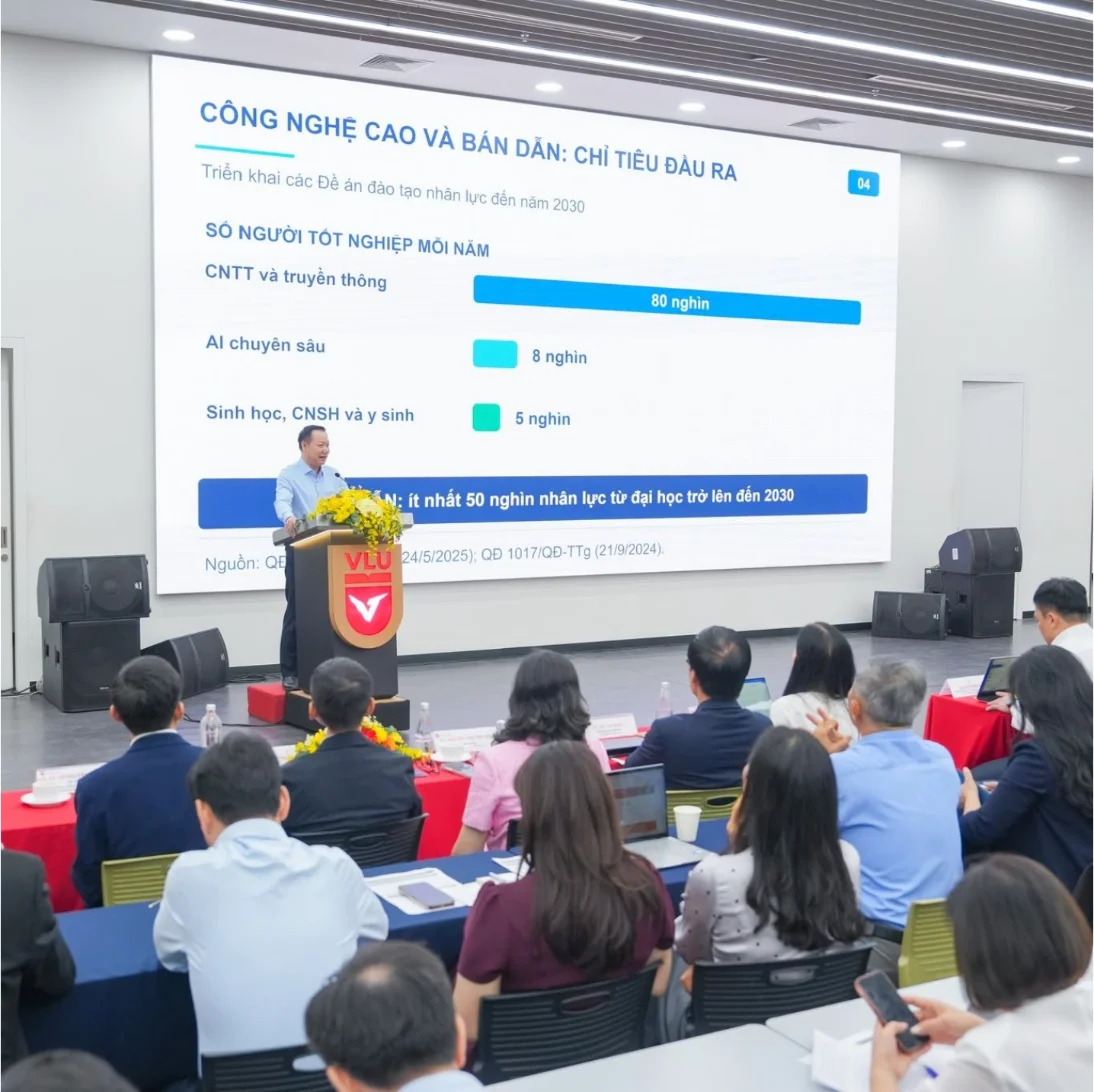 Phiên chia sẻ về nguồn nhân lực công nghệ tại Diễn đàn hợp tác nhà trường doanh nghiệp 2026