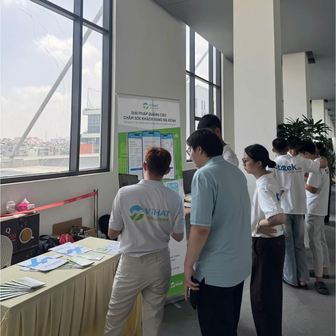 Gian hàng ViHAT Solutions tại Diễn đàn hợp tác nhà trường doanh nghiệp 2026
